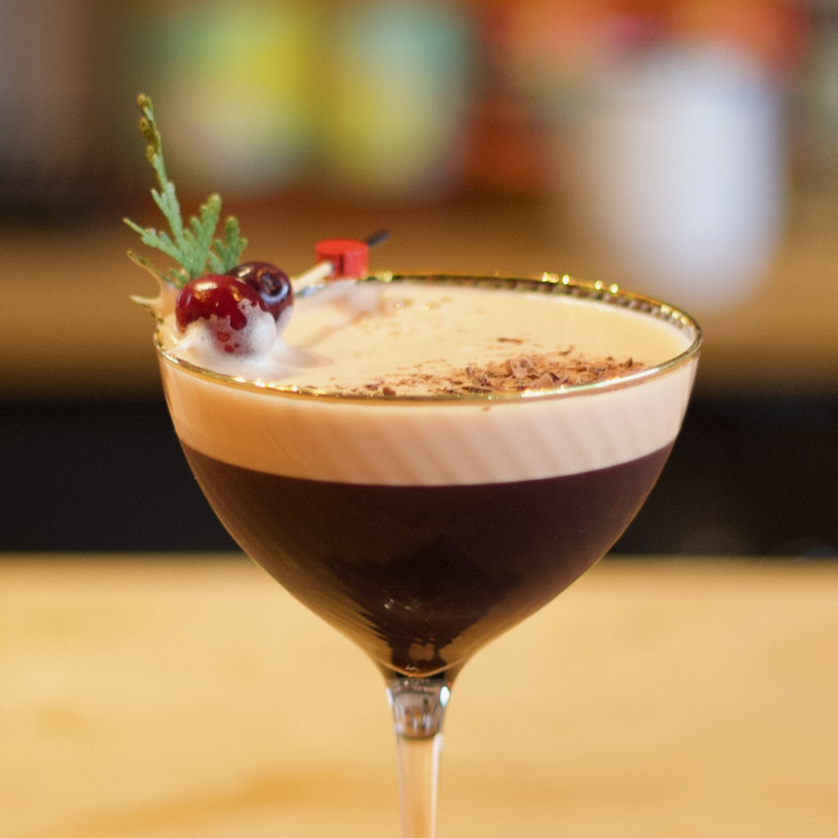 Choco-Raspberry Espresso Martini