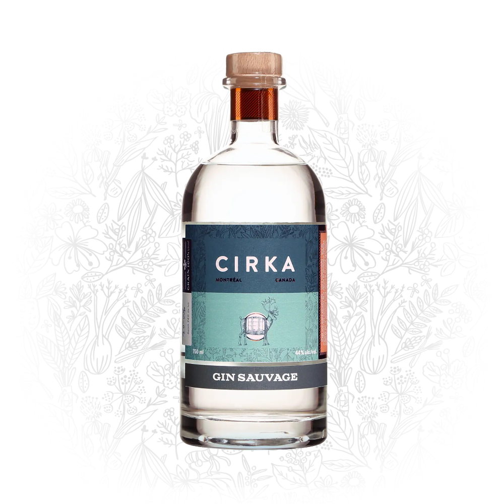 Cirka Gin Sauvage bottle